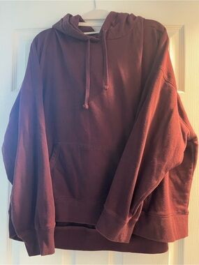 Torrid deep burgundy oversized hoodie